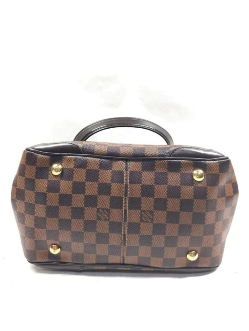 Authentic Louis Vuitton Verona PM Damier Ebene Shoulder Bag Brown LV Tote - Picture 6 of 16